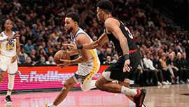 NBA战报:库里三分8中0全场仅7分 勇士118-114胜开拓者 克莱28分