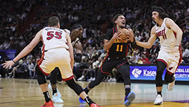 NBA战报:希罗30+7 热火122-113大胜老鹰 特雷-杨30+13