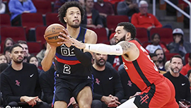 NBA战报:申京26+9 火箭136-113胜活塞结束3连败  杰伦-格林22分