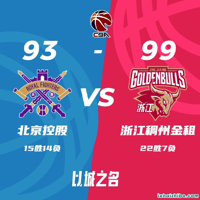 01月13日 CBA常规赛 北控vs浙江 全场录像及集锦