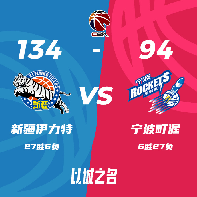 CBA录像回顾战况:新疆134-94宁波  特莱斯22+14阿不都26分