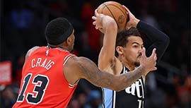 NBA录像回顾战况:公牛136-126擒老鹰 德罗赞29分武切维奇砍24+11 吹杨仅19分