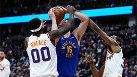 NBA录像回顾战况:太阳117-107胜掘金 约基奇25+16杜兰特35分 比尔16分