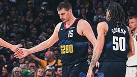 NBA录像回顾战况:掘金115-109凯尔特人 约基奇32+12+11 杰伦-布朗空砍41分