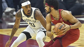 NBA录像回顾战况:篮网120-101胜骑士 小火车29分加兰仅14分 布里奇斯25+5