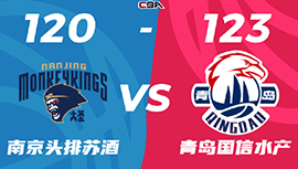 CBA录像回顾战况:青岛123-120胜同曦 杨瀚森17+11赵嘉义30分