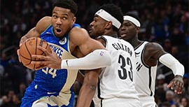 NBA录像回顾战况:雄鹿115-108击退篮网 字母哥复出21+9利拉德砍30+12