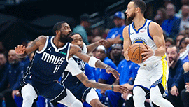 NBA录像回顾战况:独行侠108-106胜勇士 库里空砍28分华盛顿32分送准绝杀 欧文26+8