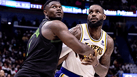 NBA录像回顾战况:湖人124-10胜鹈鹕锁定第八  詹姆斯大号三双麦科勒姆25分 浓眉30+11