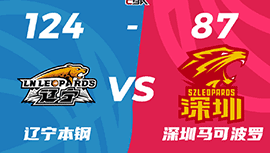 CBA录像回顾战况:辽宁124-87狂胜37分1-0深圳 赵继伟24+10张镇麟21+7